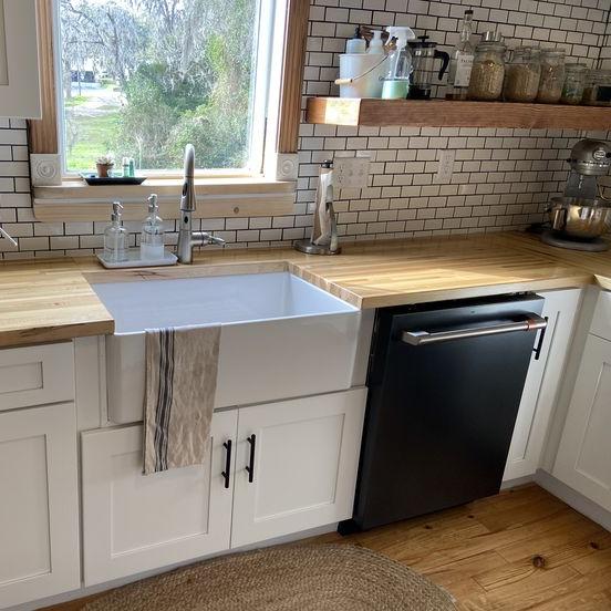Rubberwood Butcher Block Countertop