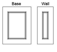 DECORATIVE DOOR PANEL - Shaker White