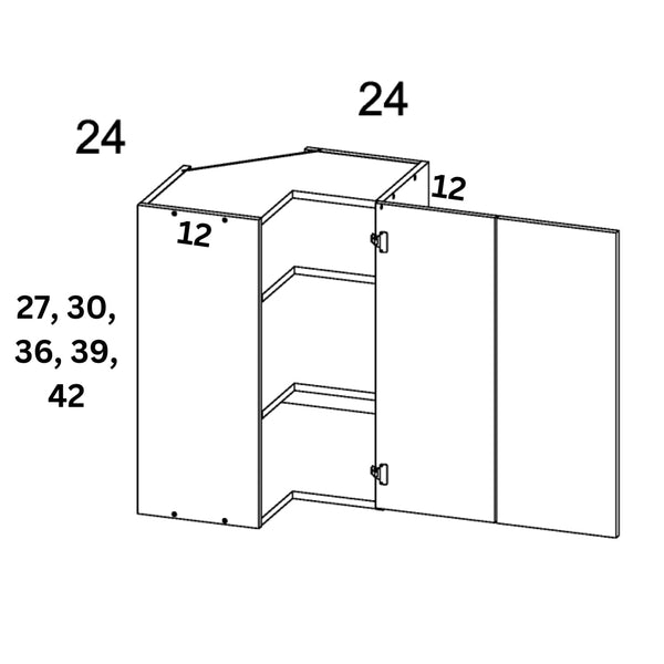 Wall Easy Reach Cabinet - Textured White Fineline