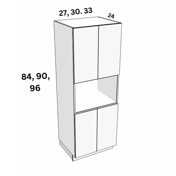 Oven Cabinet H:96" - Textured Reed Green