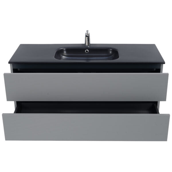 48 inch Matte Dust Gray Single Sink Floating Vanity