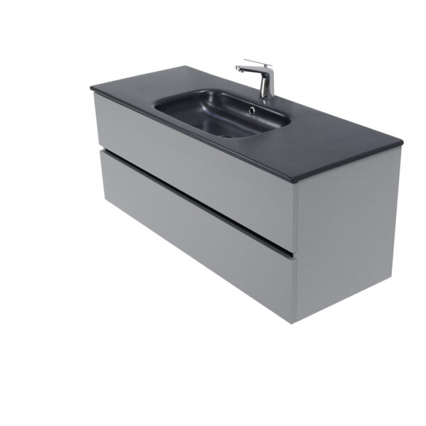 48 inch Matte Dust Gray Single Sink Floating Vanity